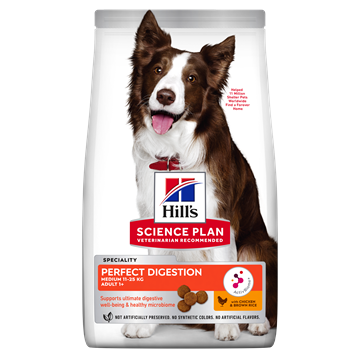 Hill's Science Plan Perfect Digestion Medium Adult Dog Food 12kg