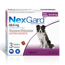 Load image into Gallery viewer, NexGard 10.1-25Kg (select single or box of 3)