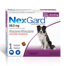 Load image into Gallery viewer, NexGard 10.1-25Kg (select single or box of 3)