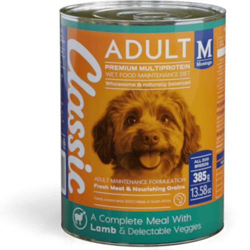 Classic wet food lamb and veggies (select size for price)