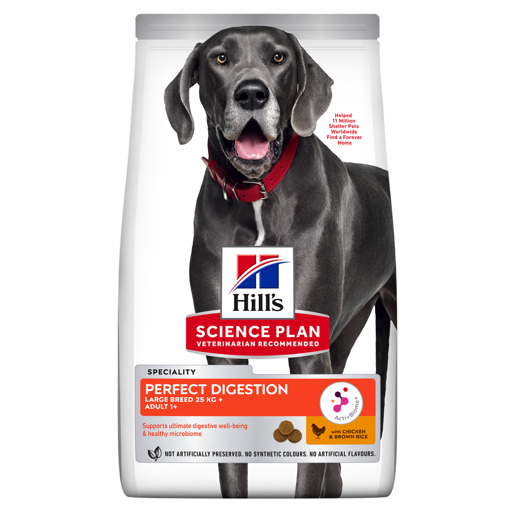Hill's Science Plan Perfect Digestion Large Breed Adult Dog Food 12kg