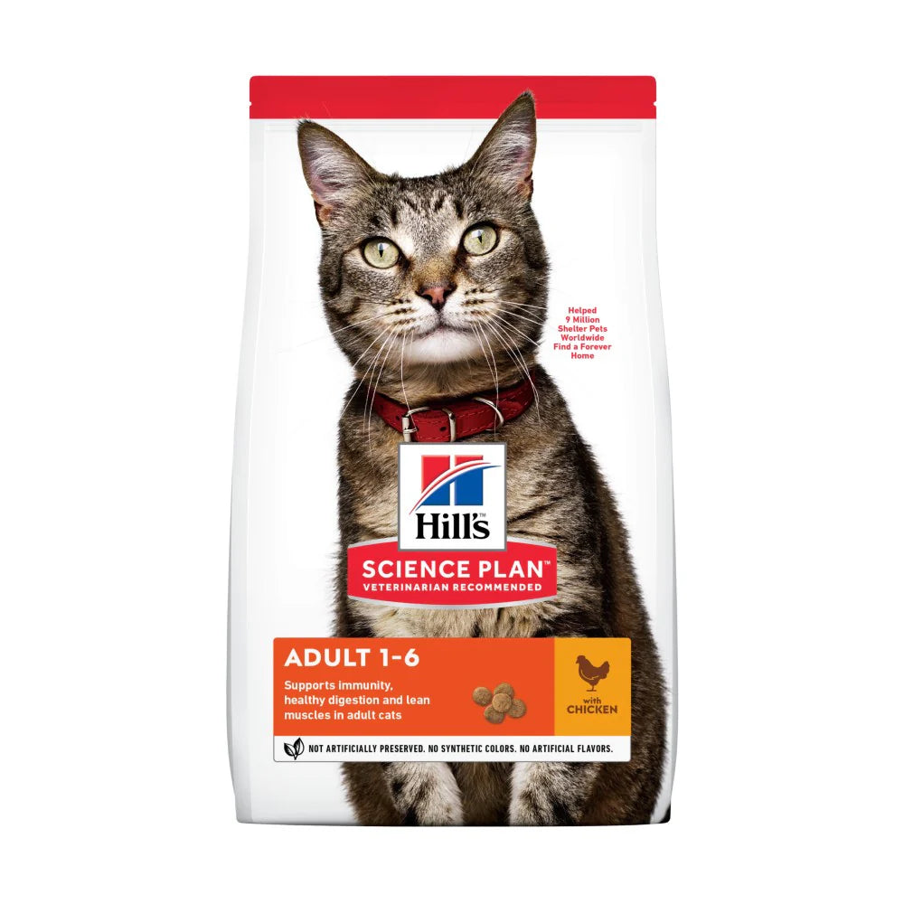 Hill's Science Plan Chicken Adult Cat Food (select size for price)