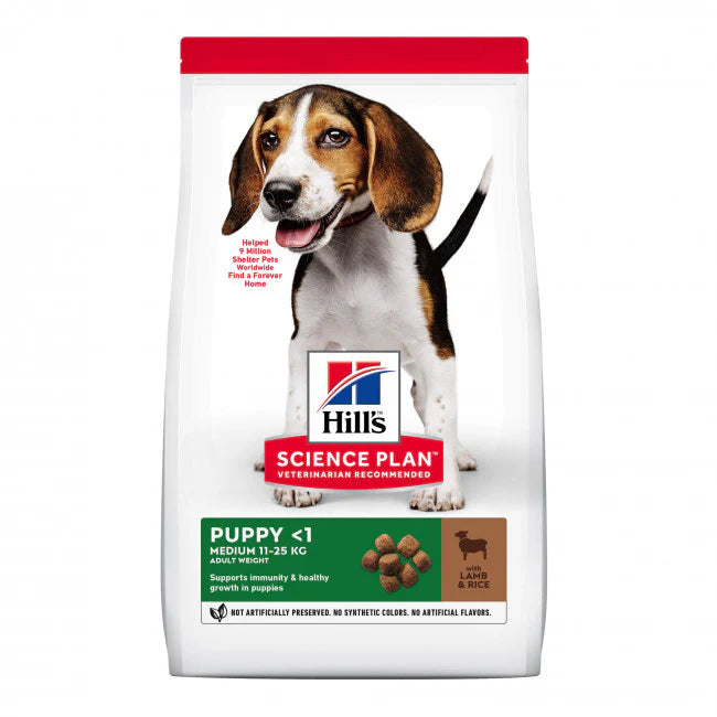 Hill's Science Plan Medium Puppy Food with lamb and rice (SELECT SIZE FOR PRICE)