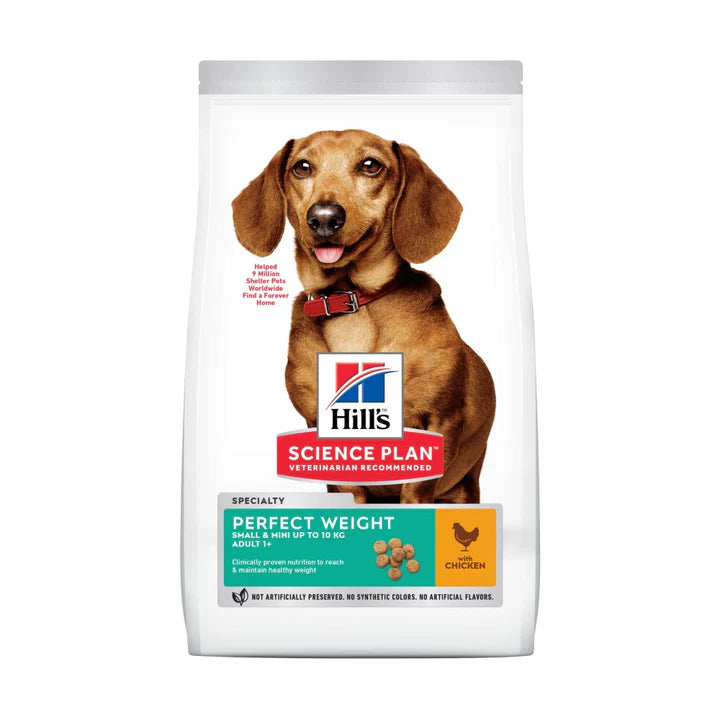 Hill's Science Plan Perfect Weight Small & Mini Adult Dog Food (select size for price)