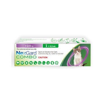 Nexgard combo cats (select size for price)