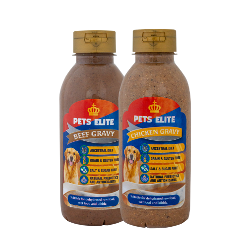 Pets elite gravy (select size and flavour for price)