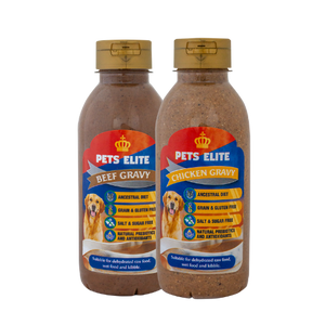 Pets elite gravy (select size and flavour for price)