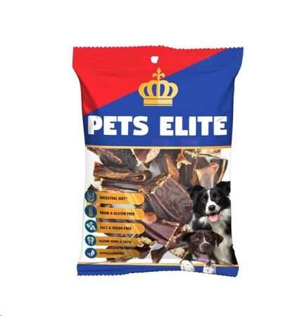 Pets elite pigs ear strips (select size for price)