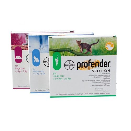 Profender Cat Deworming spot on Single