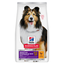 Load image into Gallery viewer, Hill's Science Plan Sensitive Stomach &amp; Skin Medium &amp; Large Breed Adult Dog Food (select size for price)