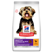 Load image into Gallery viewer, Hill's Science Plan Sensitive Stomach &amp; Skin Small &amp; Mini Adult Dog Food (select size for price)