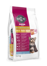 Load image into Gallery viewer, Ultra Dog Superwoof Chicken and Rice Small-Medium Adult Dog Food (select size for price)