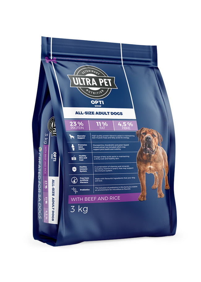 Ultra Dog OptiWoof Adult Dog Food (select size for price) – Wildstyle ...