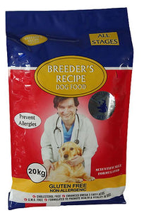 Breeders Recipe Adult gluten free Beef (click on size for price)