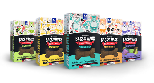 Montego Bags o wags crunchies dog biscuits 1Kg