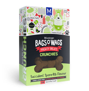 Montego Bags o wags crunchies dog biscuits 1Kg