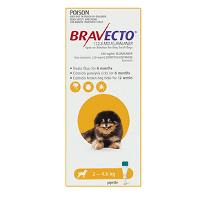 Bravecto Spot On for Dogs (click on size for price)