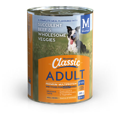 Classic adult wet food beef and veggies