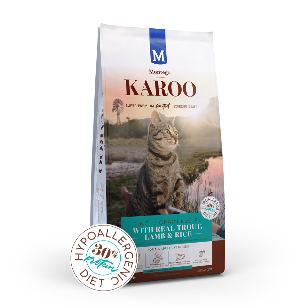 Karoo Adult Cat Trout and Lamb (click on size for price)