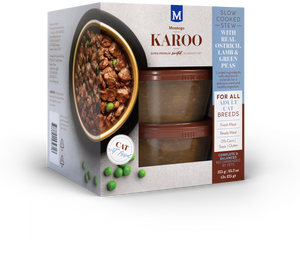 Karoo Adult Cat Wet food Ostrich And Lamb 375G