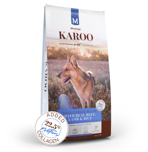 Montego Karoo Adult Beef and Lamb with added collagen (click on size for price)