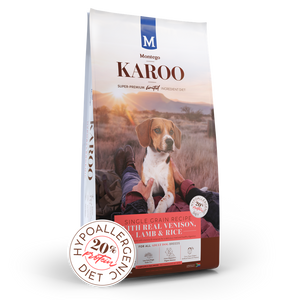 Montego Karoo Adult Venison and Lamb-hypo allergenic  (click on size for price)