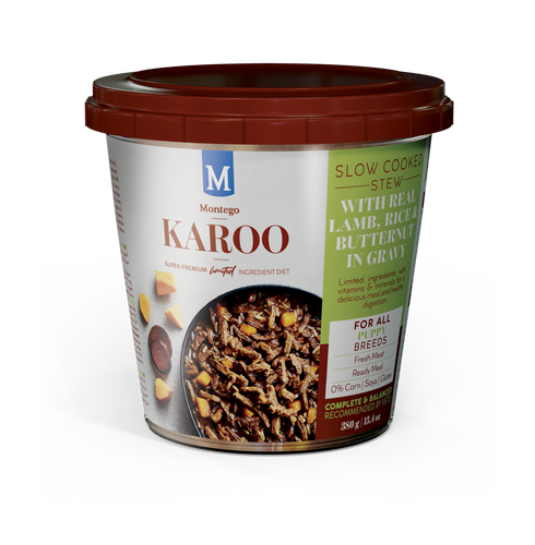 Karoo puppy wet food Lamb 380g