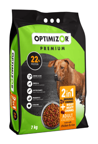 Optimizor Premium Adult 2in1 Moist Meaty 7kg