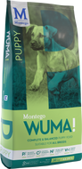 Wuma puppy dog food (click on size for price)
