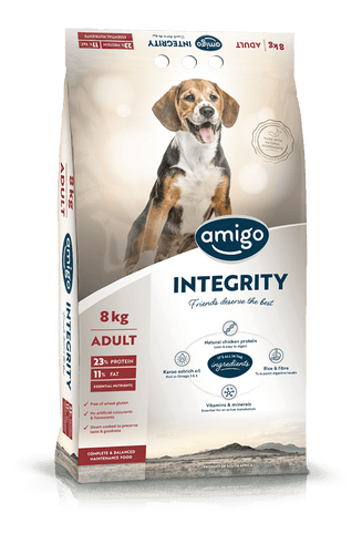 Amigo Integrity Adult 8kg (regular size kibble)