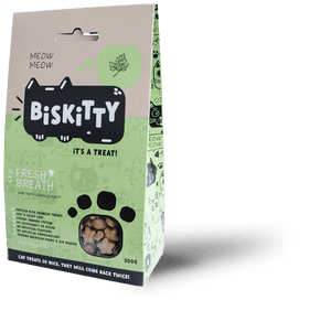 Biskitty cat biscuit treats fresh breath 200g