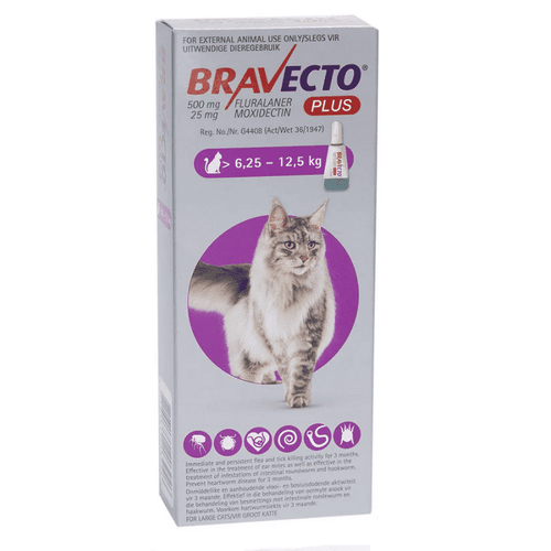 Bravecto plus cat 6.25-12.5kg