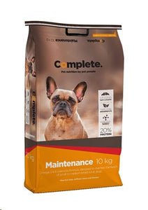 Complete maintenance small to medium breed