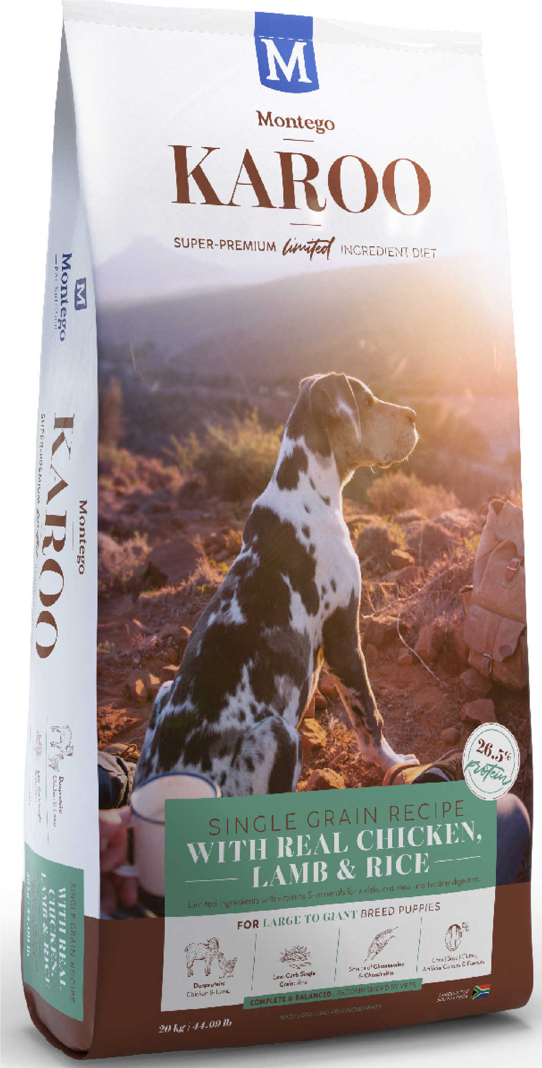 Karoo Puppy Large to Giant Breed (click on size for price)