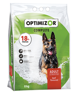 Optimizor complete adult beef 8kg