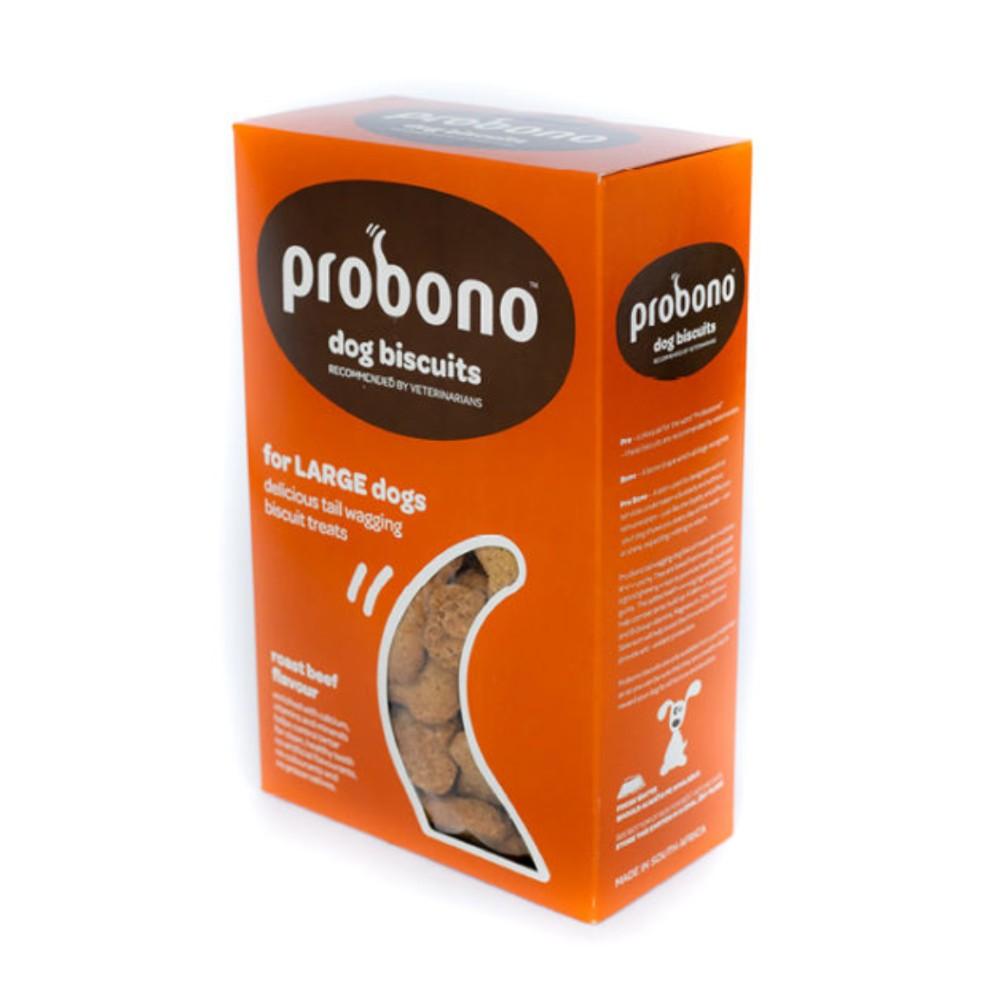 Probono roast beef biscuits 1kg (available in small or large biscuit )