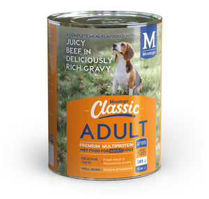 Classic adult wet food beef in gravy (select size for price)